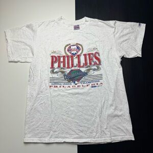 Vintage 1993 MLB World Series Philadelphia Phillies T-Shirt 90s Mens XL